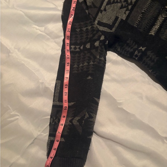 i jeans by Buffalo Black and Gray Patterned Coat - Picture 9 of 9